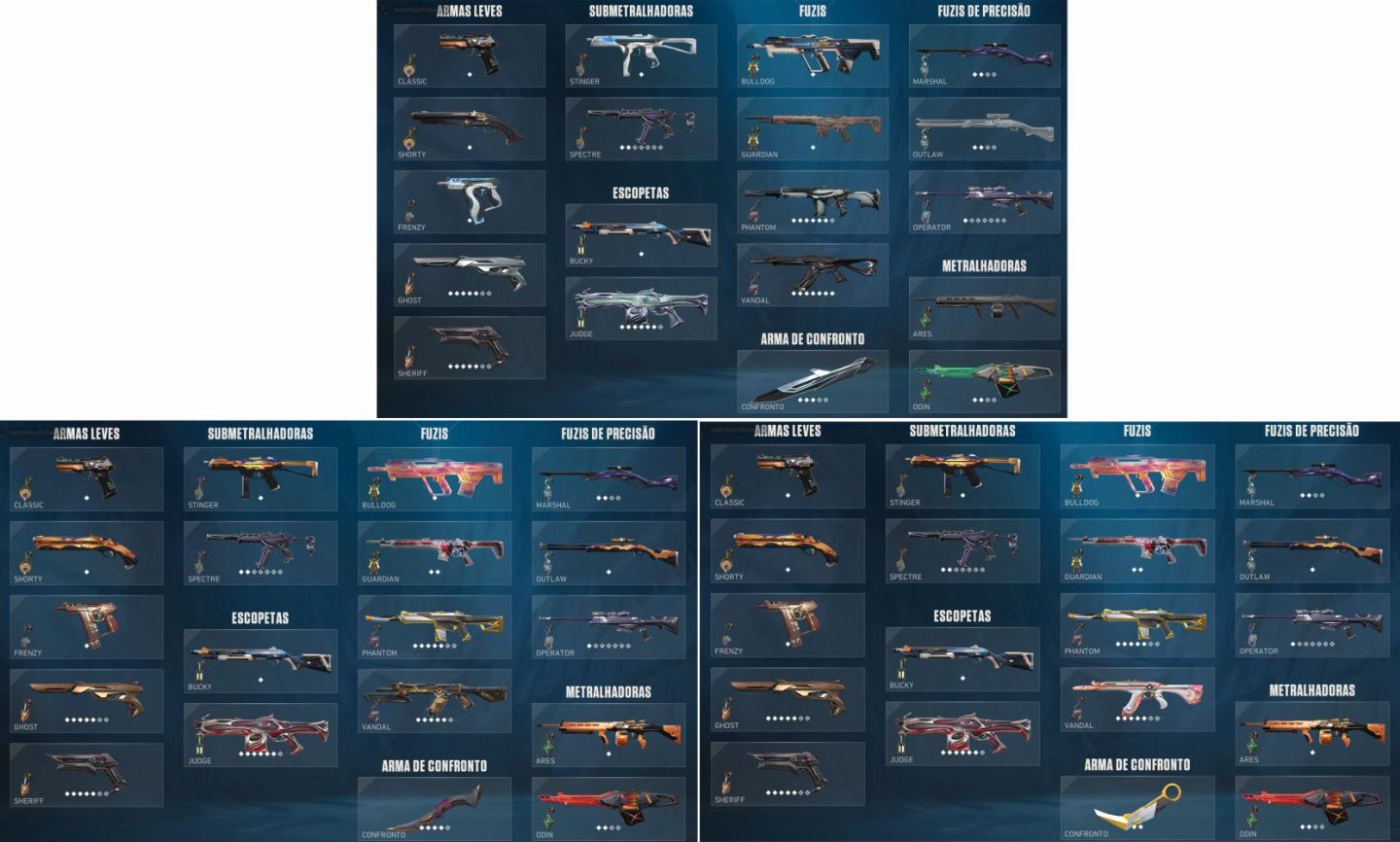 CONTA DE VALORANT DÍSPONIVEL FULL SKIN, único dono, skins a vontade, confira!