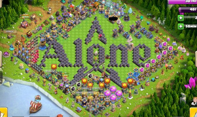 Centro de vila 18 topado com mais de 70 skins troca nick full