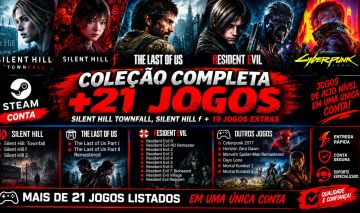 CONTA STEAM +21 JOGOS | SILENT HILL TOWNFALL, SILENT HILL f + 19 JOGOS EXTRAS