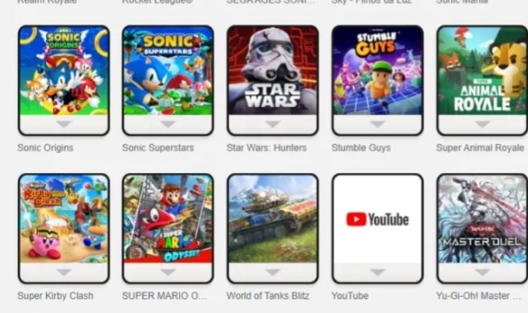 Conta Nintendo Switch com 40 itens: jogos, apps populares e pagos