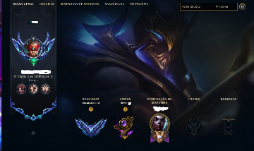 CONTA LOL D3 -D2 / LV 117 / 81 SKINS / HONRA 4-5 / FILA MESTRE / SKINS SELECT