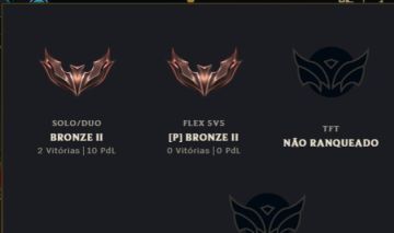 Conta bronze 2 mmr zerado total acesso