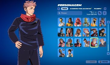 >>Conta Fortnite | 114 Skins | Yuji Itadori | Entrega automática!