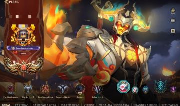 CONTA WILD RIFT, AATROX LANTERNA DRACONICA, 75 SKINS, MAESTRIA 7 AATROX, BRASIL