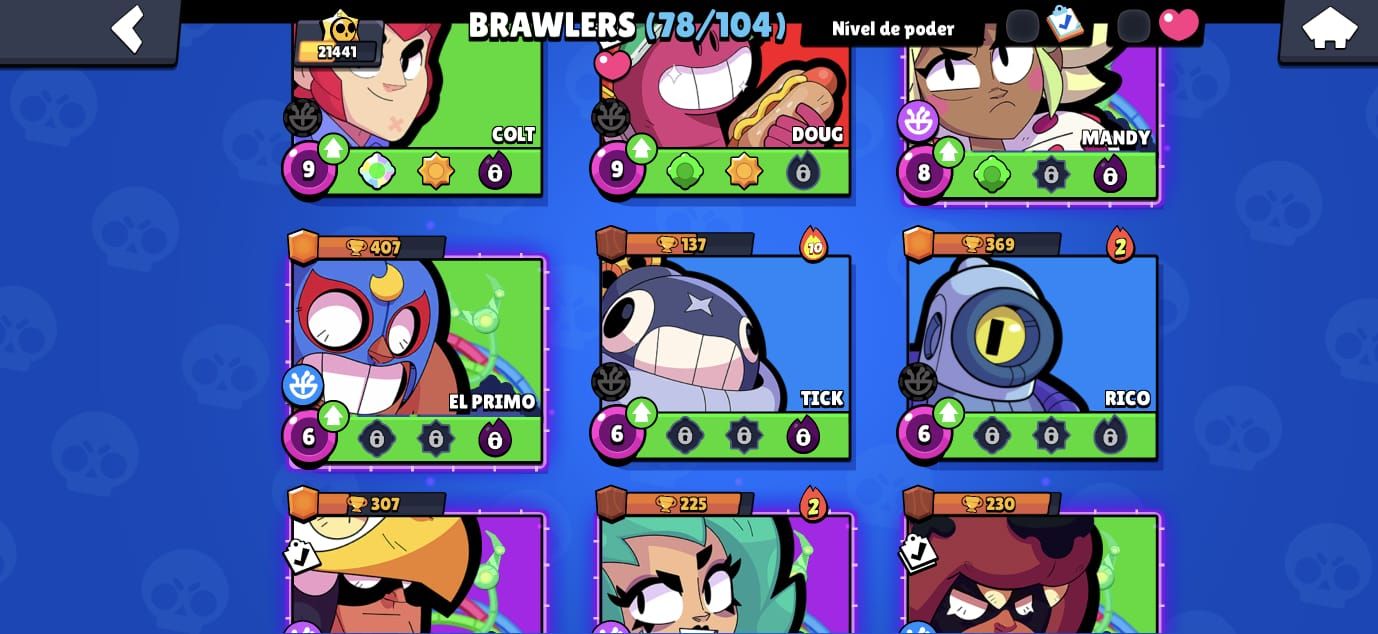 COMBO BRAWL STARS + CLASH ROYALE | 21K BS + 10.8K CR | Conta Supercell | +4 Anos
