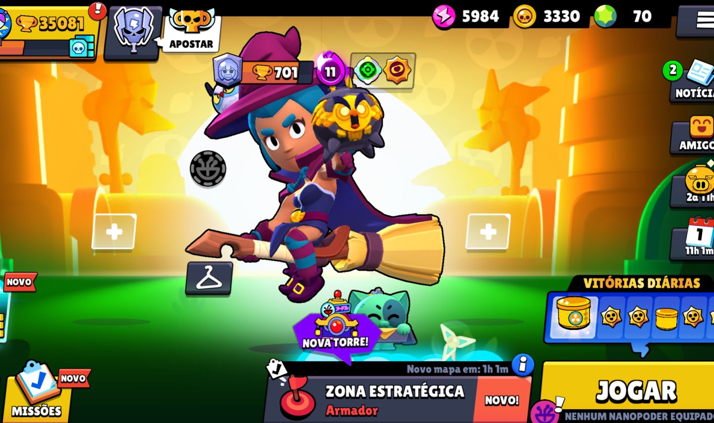 Conta de Braww 35k de troféus e muitas skins