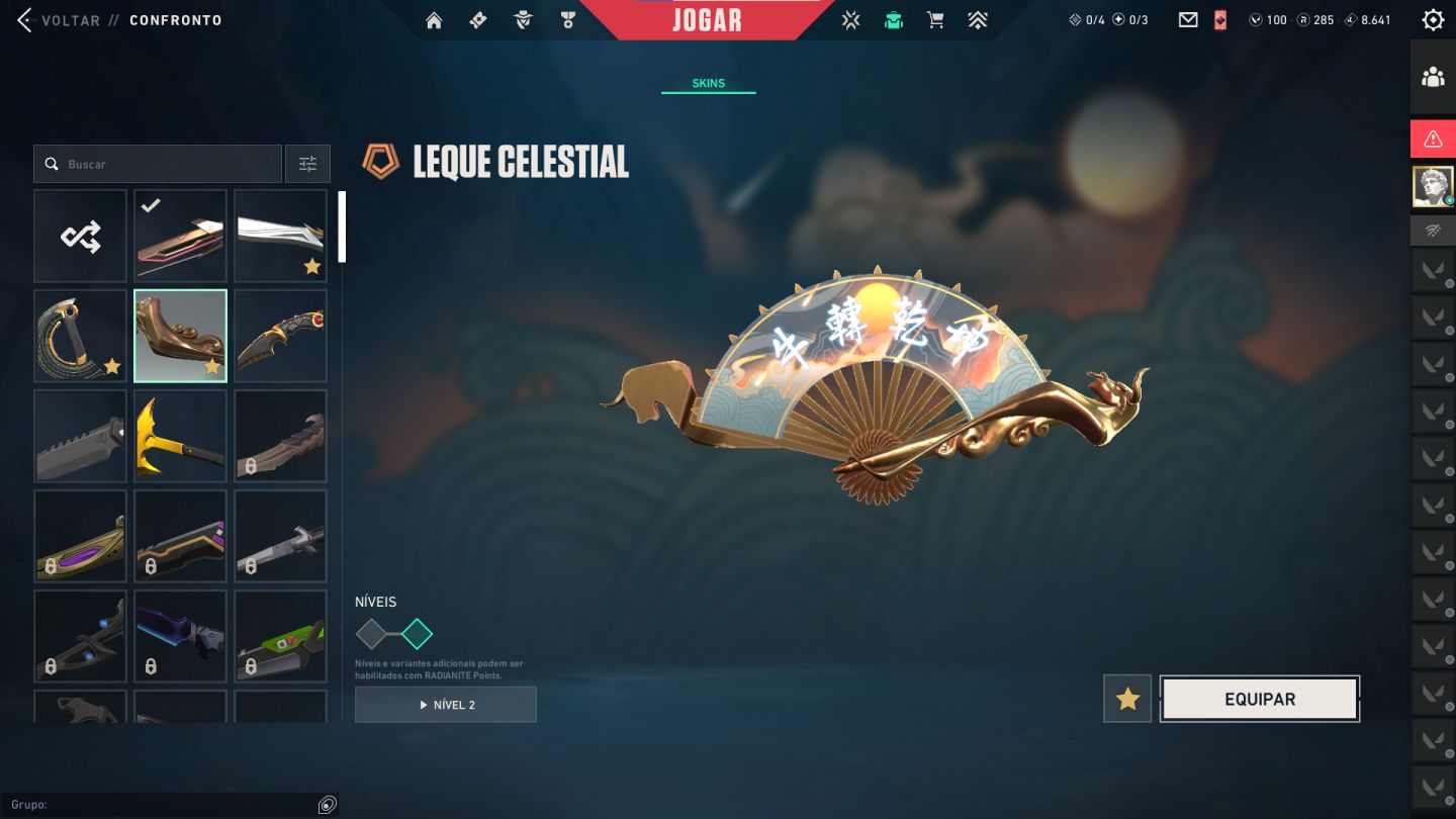 CONTA DE VALORANT CRIADA DESDE O BETA COM SKINS DE FACA E PASSES COMPLETOS