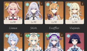Conta de genshin fresquinha para sair! Vesna e odette meta+ zzz