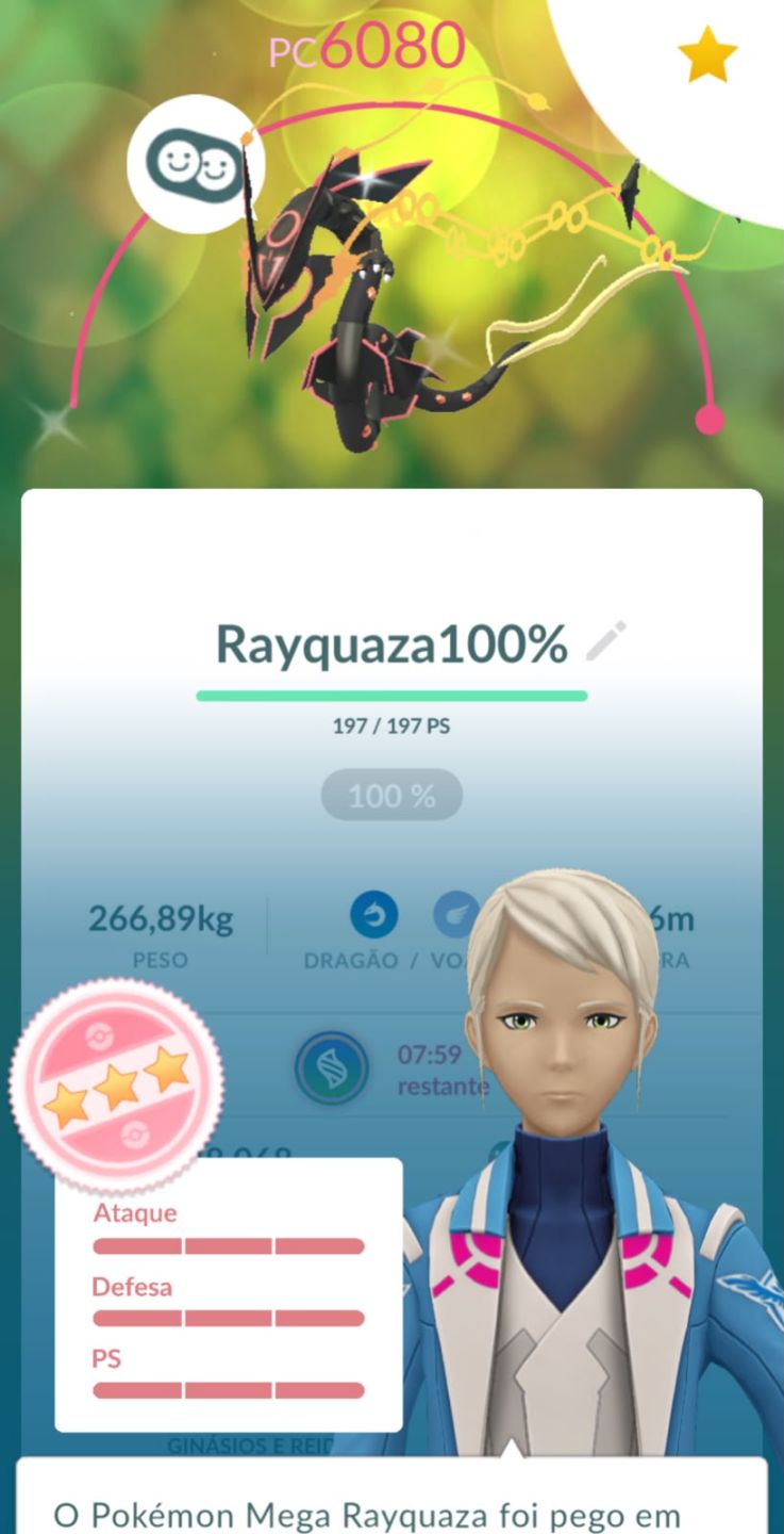 CONTA POKEMON GO ANTIGA, DONO ÚNICO. EVENTOS RAROS, SHINY RAYQUAZA 100% E MAIS
