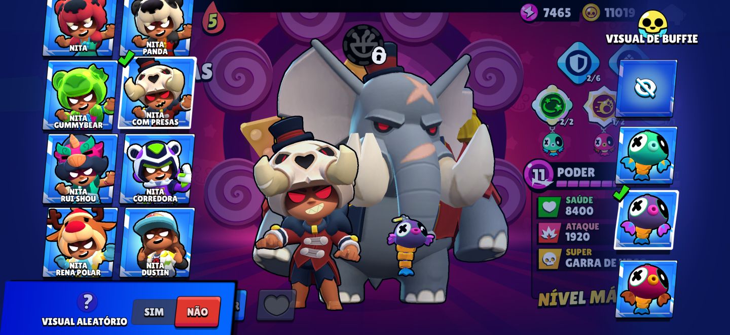Conta boa de brawl Stars com muitos brawlers e skins