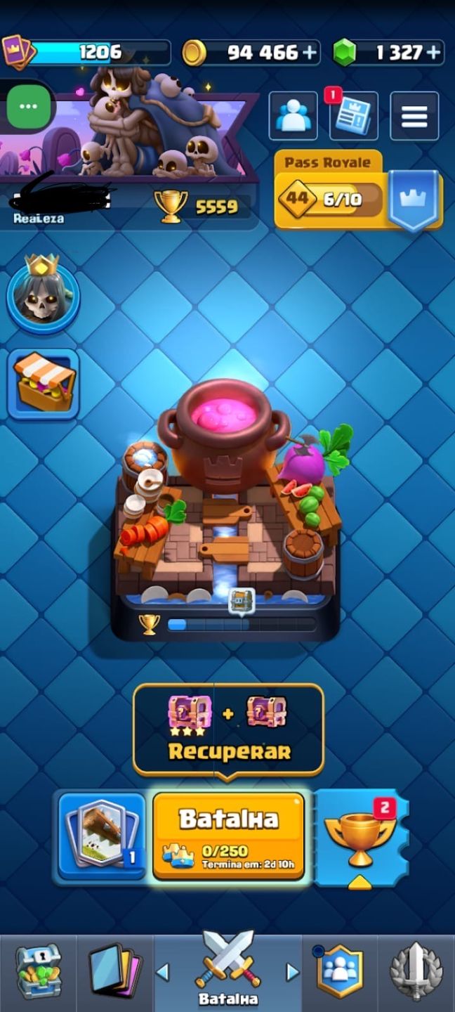 CONTA DE CLASH ROYALE 5K TROFÉUS