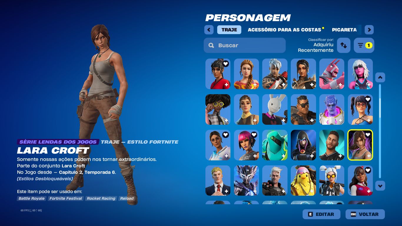 Conta FORTNITE a venda season 5, Skins antigas e Picaretas.