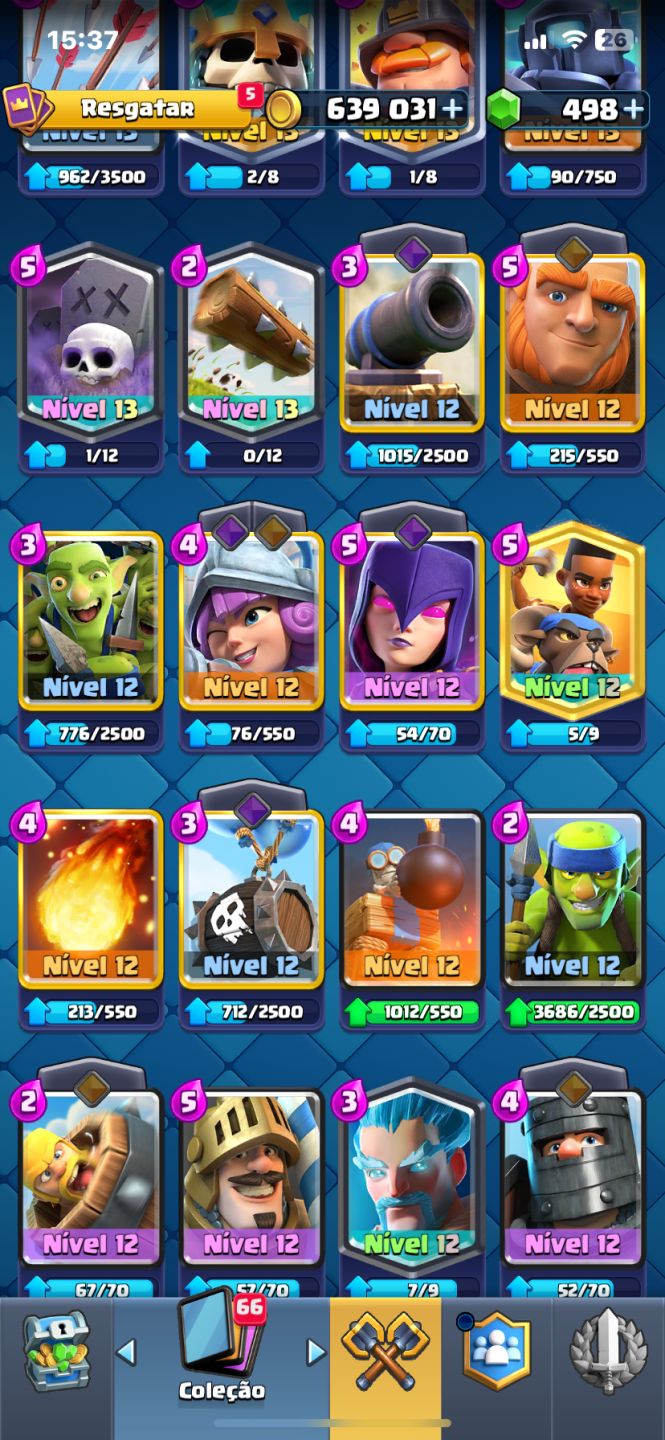 Conta brawl stars 38k trofeu+ clash royale 9k trofeu