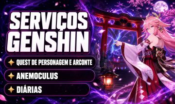 SERVIÇO GENSHIN IMPACT (DIÁRIAS, OCULOS, MISSÕES+)