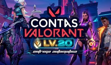 CONTAS VALORANT LV.20-ENTREGA AUTOMATICA-RANKED READY-MMR ZERADO-ESCOLHA SEU ELO