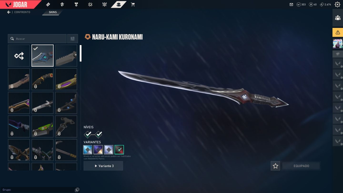 CONTA VALORANT COM SKINS KURONAMI ÚLTIMAS LANÇADAS! FULL ACESSO