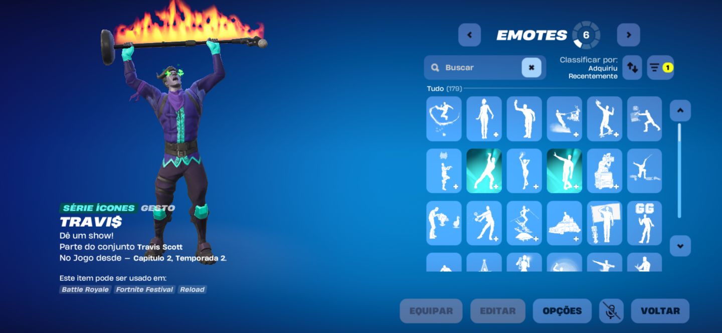 CONTA FORTNITE ANTIGA, RARA E COMPLETA À VENDA