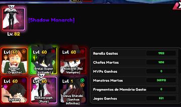 Conta Anime Vaguards - 4 Monarch META