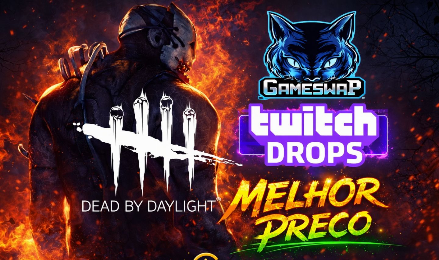 DEAD BY DAYLIGHT TWITCH DROP - MELHOR PREÇO