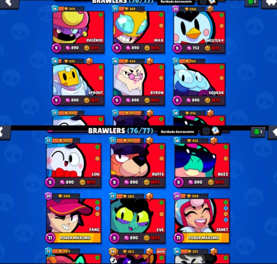 ⚡CONTA DE BRAWL STARS DE 2018 COM SHELLY STELLAR E 5 ANOS DE CRIAÇÃO ⚡