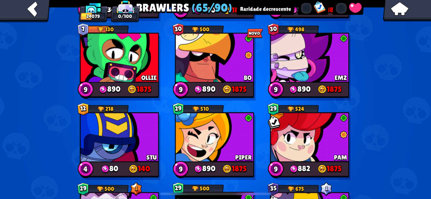 Conta Brawlstars 2018 24000 troféus