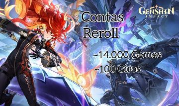 [MENOR PREÇO!] - GENSHIN IMPACT CONTAS REROLL - 14.000 Gemas