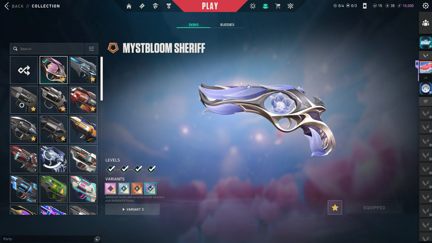 Conta de valorant com MUITA SKIN e mais de 10K gastos
