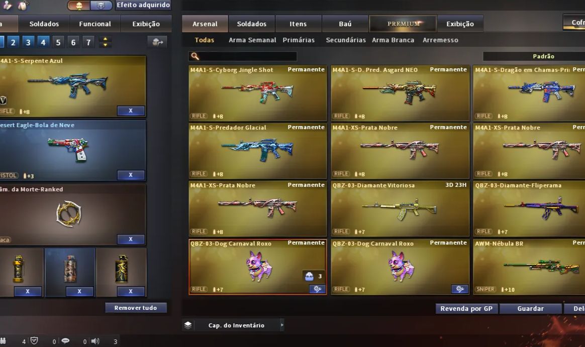 CONTA DE CROSSFIRE 5 ESTRELAS 13 VIPS MUITAS M.N.S ANTIGA