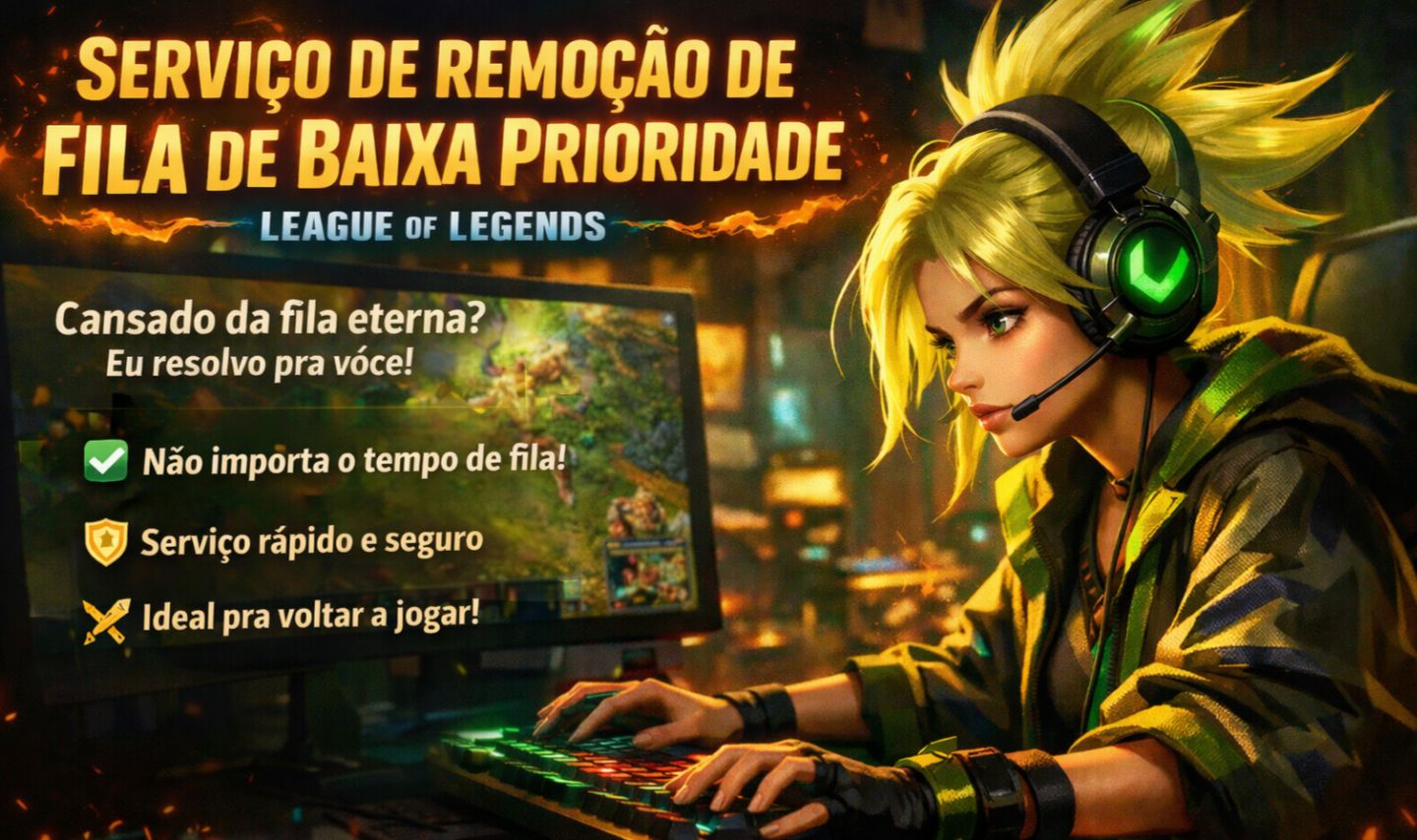 PARTIDAS AVULSAS INDEPENDENTE DO TEMPO DE FILA!