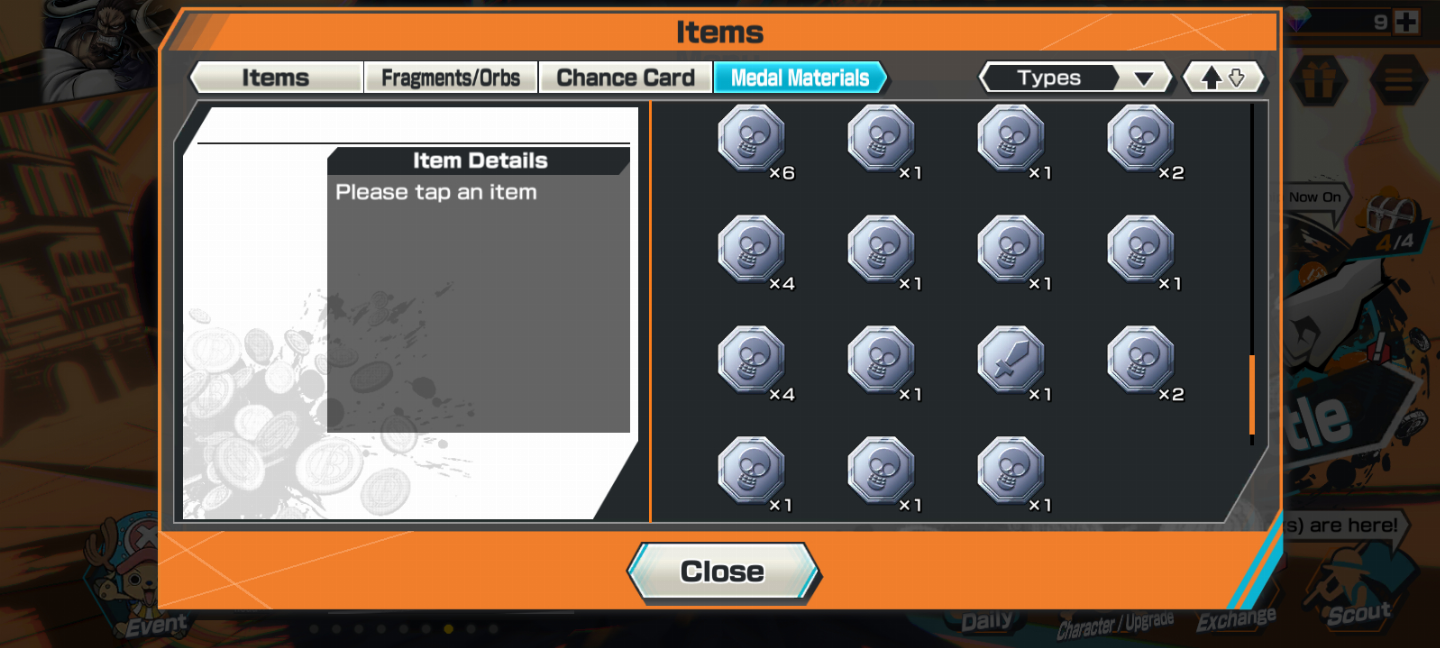 CONTA FORTE DE OPBR COM 6 EX, 2 DELES NO LVL 100