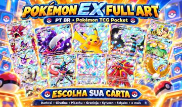 POKÉMON EX FULL ART PT BR | DARKRAI, GIRATINA, GRENINJA E MAIS | TCG POCKET