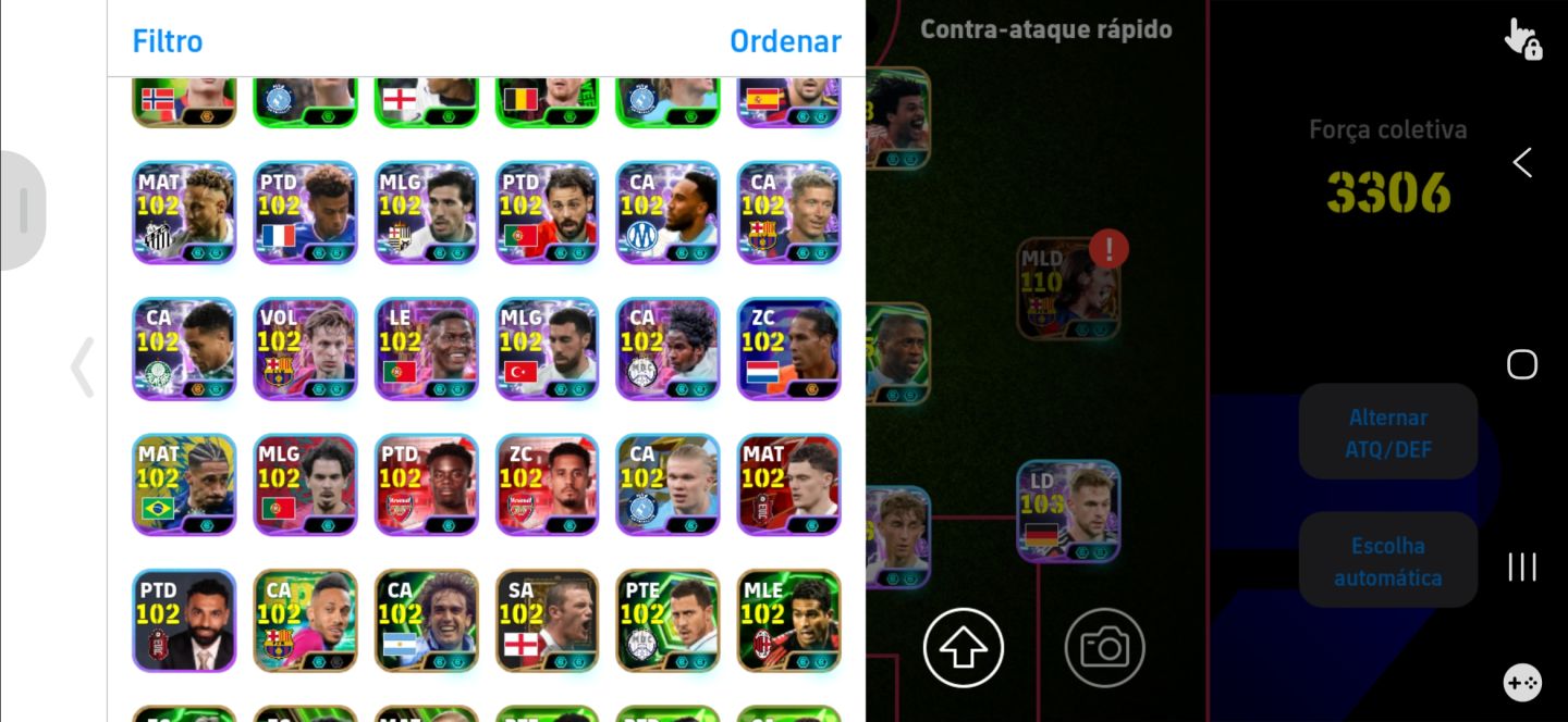 CONTA EFOOTBALL MESSI 110+DEMBELE 107+PELE 109+NEY106 960 MOEDAS POSITIVA NO IOS