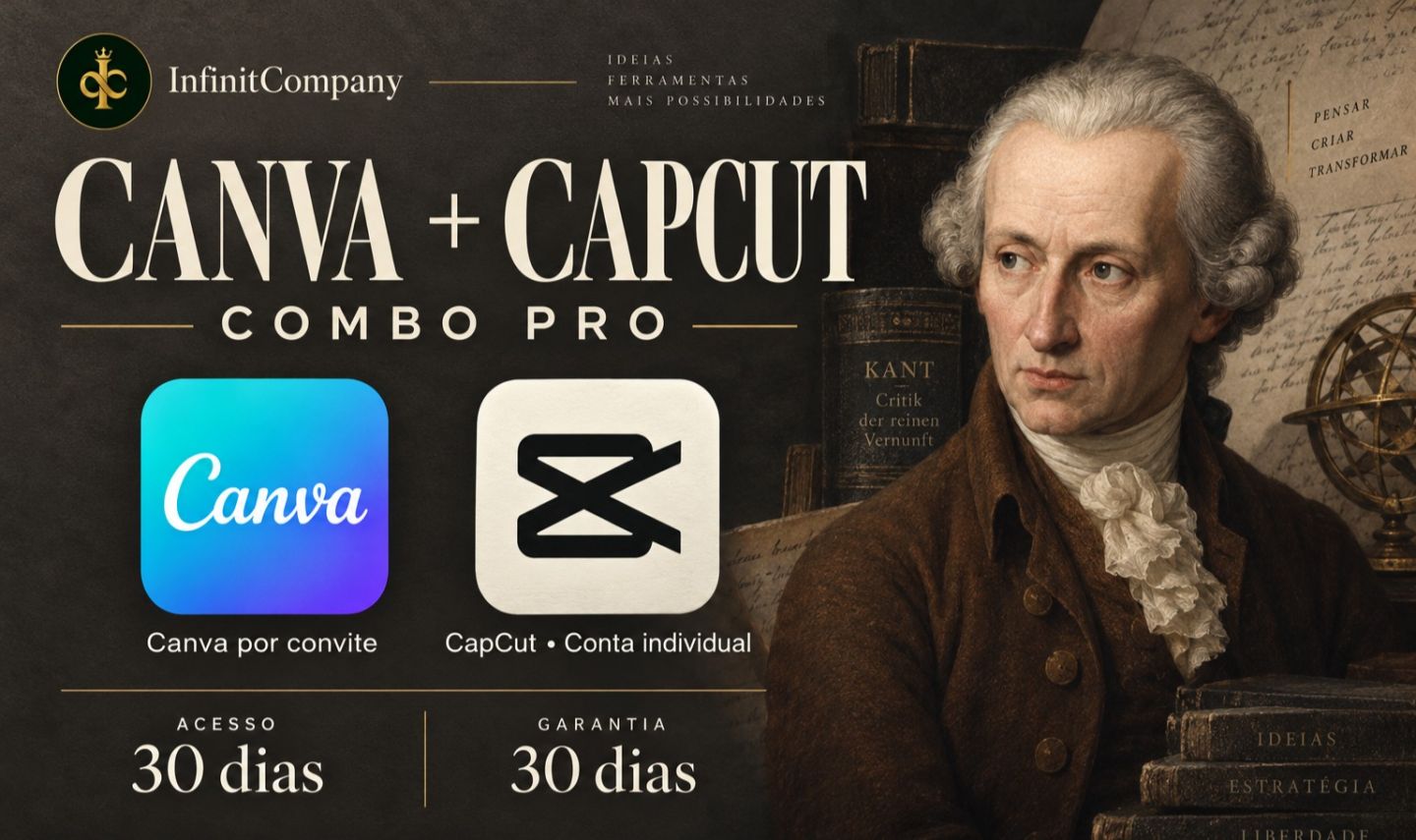 COMBO CAPCUT PRO + CANVA PRO 30 DIAS