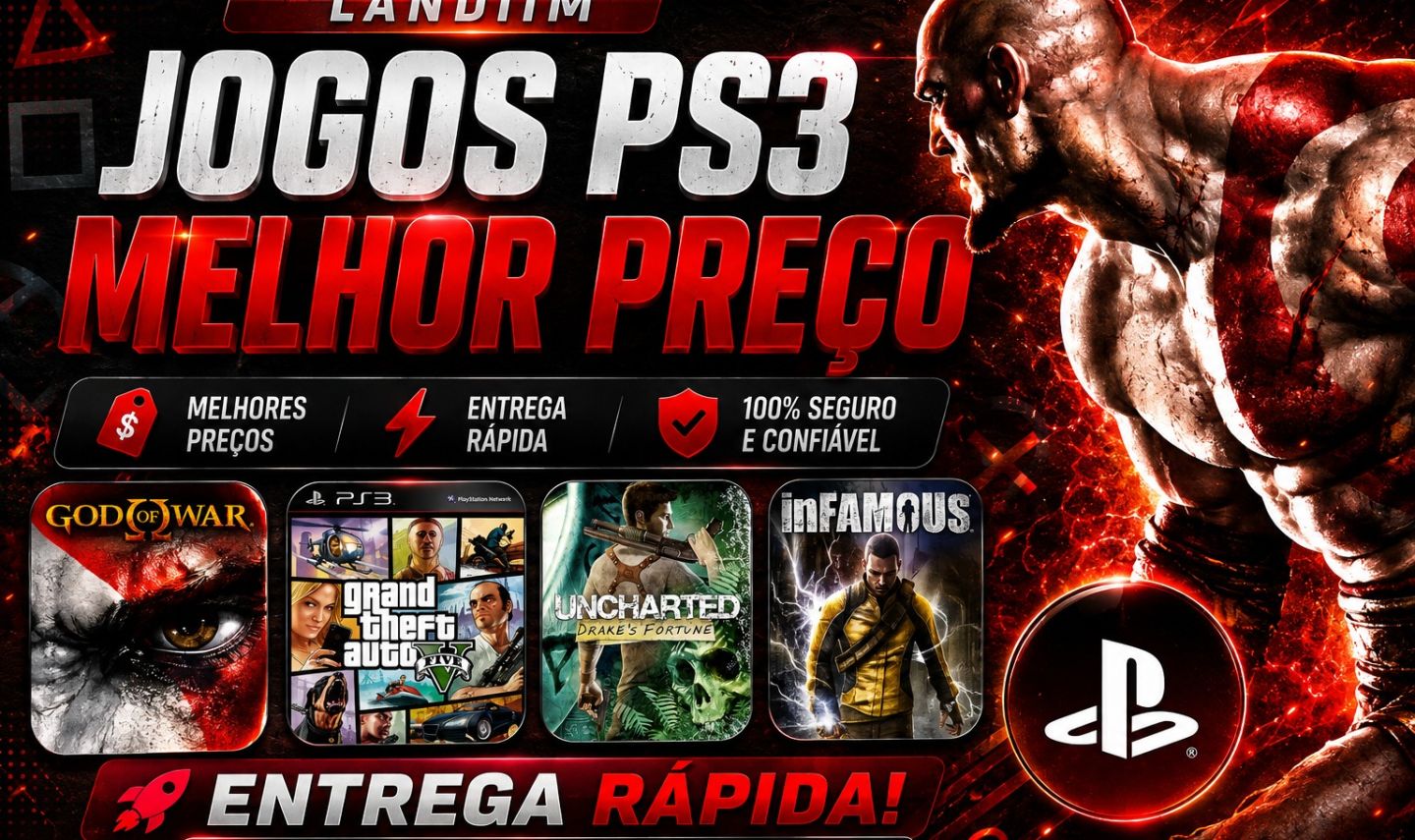 JOGOS PS3 MÍDIA DIGITAL | MELHORES PREÇOS