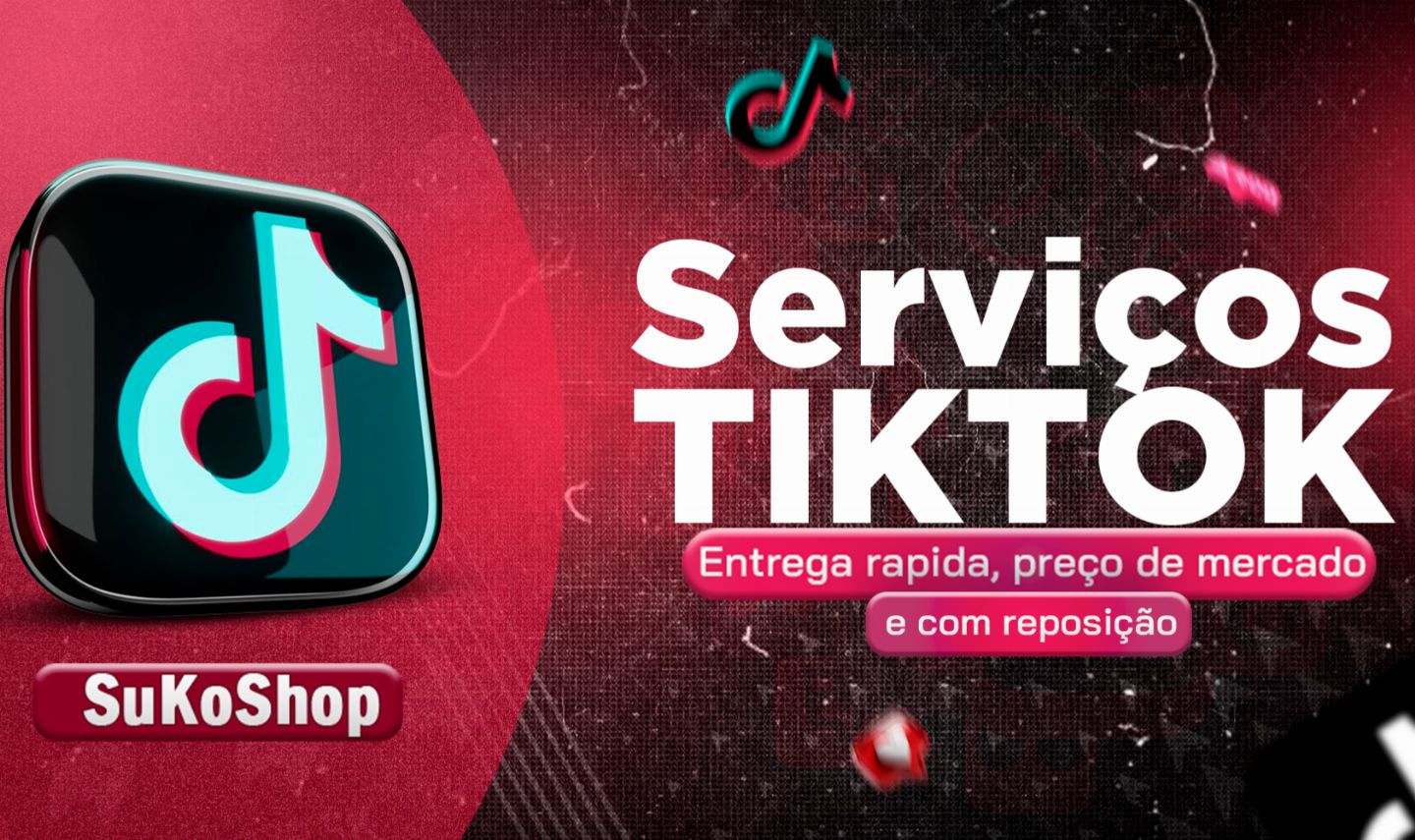 TIKTOK SEGUIDORES, VIEWS E CURTIDAS (SERVIÇOS)