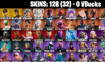 CONTA FORTNITE com Unchained Ramirez | Keri Commander|Pastel Stryder e 128 SKINS