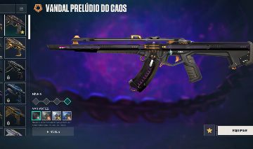 CONTA DE VALORANT DUAS FACAS VANDAL PRELUDIO LEVEL 177 FULL ACESSO