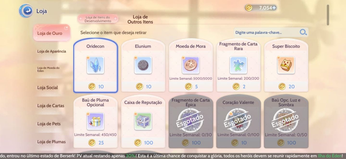 RO Origin Classic - Angeling 3 - Doram Físico 261k
