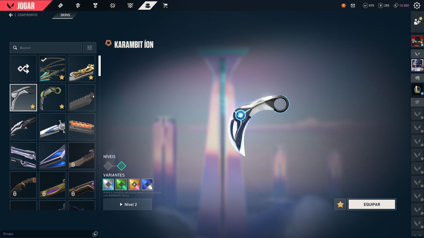 VALORANT | 9 Facas, Karambit RGX e Íon, Araxys, Prelúdio do Caos + LOUD VCT 2025