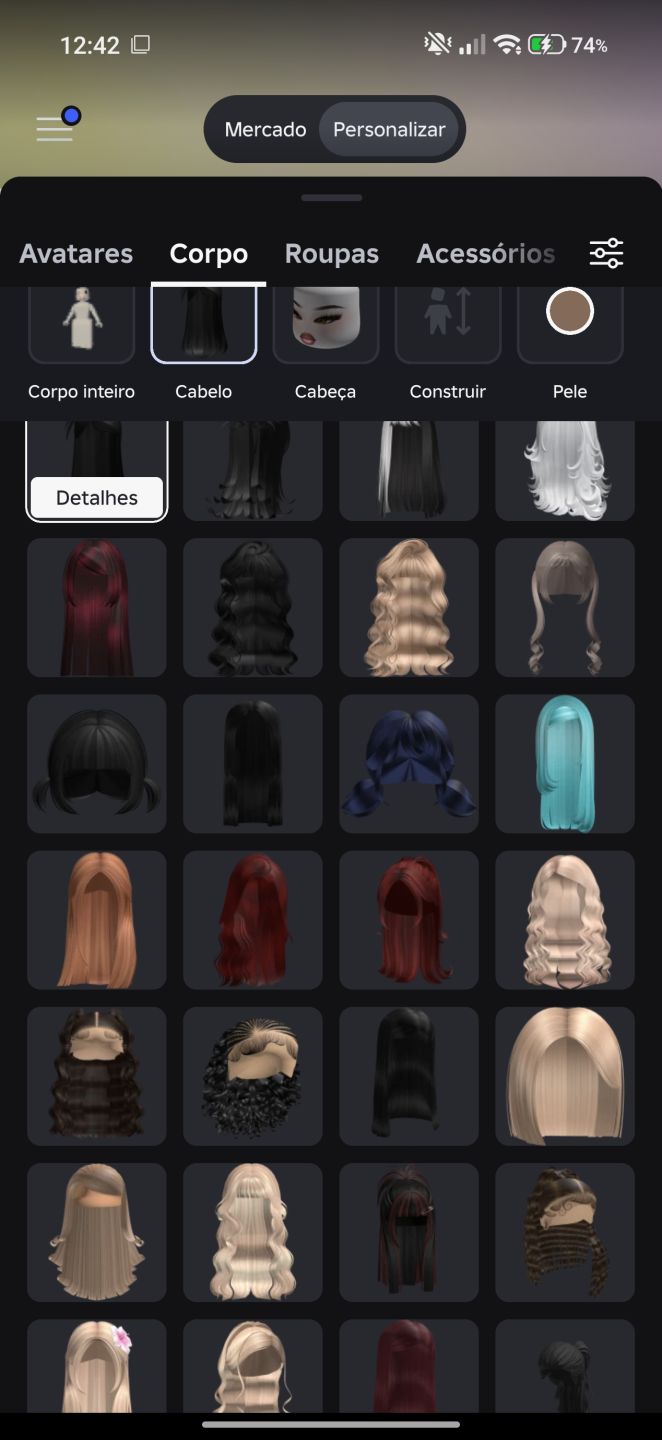 CONTA ROBLOX FEMININA COMPLETA