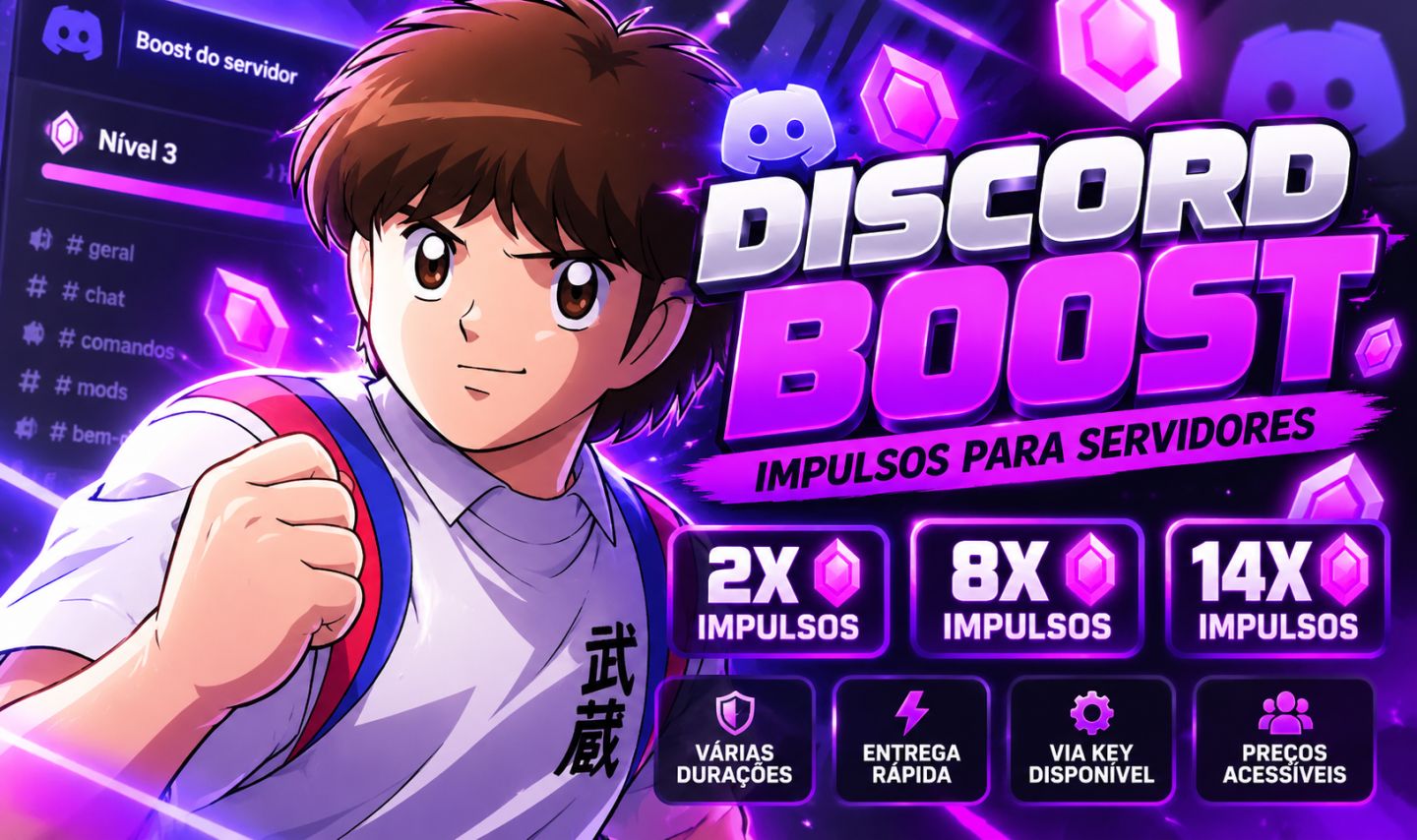 IMPULSOS DISCORD BOOST | MELHORE SEU SERVIDOR | ENTREGA RÁPIDA | MELHOR PREÇO