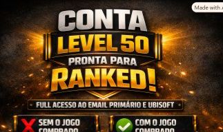 Conta Level 50 pronta para Ranked Full Acesso e Suporte Garantido