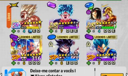 2 LEGEND 1 ULTRA VARIOS LFS DRAGON BALL LEGEND