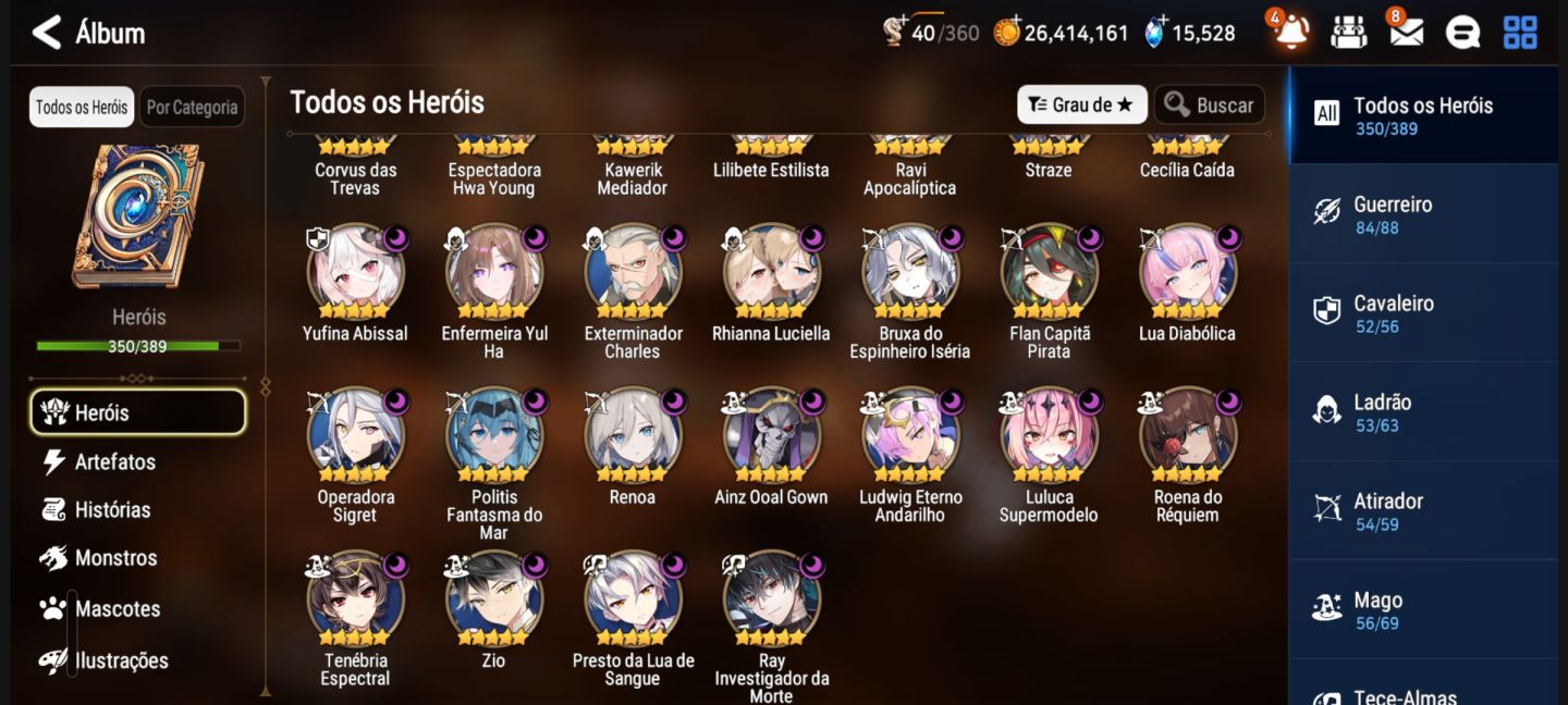 Epic Seven GLOBAL | 53 ML5 | Rhianna, Arunka e Belian SSS | Até 310 SPD