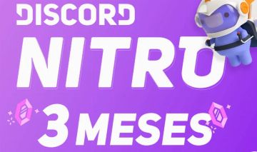 Discord Nitro 3 meses de uso