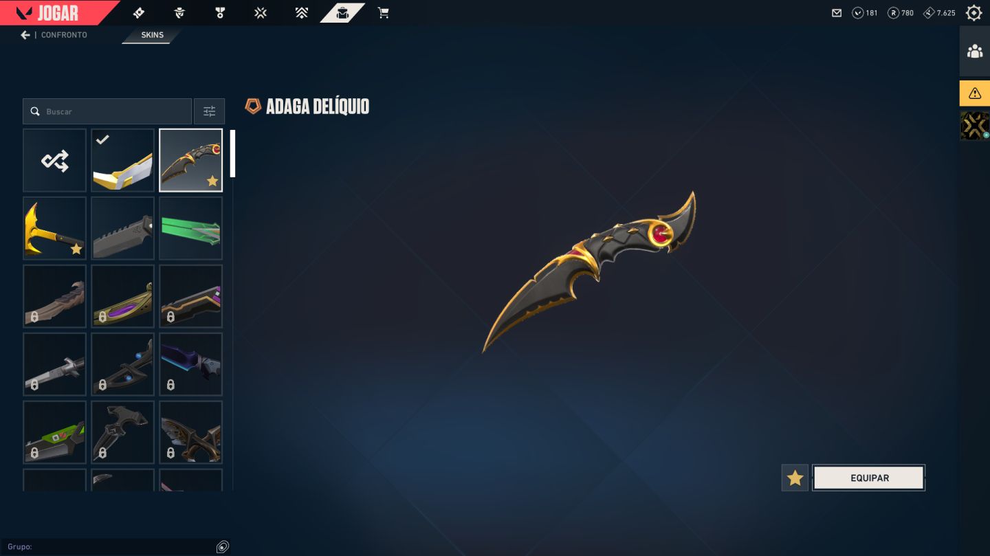 CONTA VALORANT FULL ACESSO | KARAMBIT SUBLIME + VANDAL SUBLIME + PHANTOM ÍON