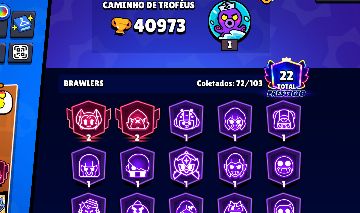 Conta de Brawl Stars 40k troféus