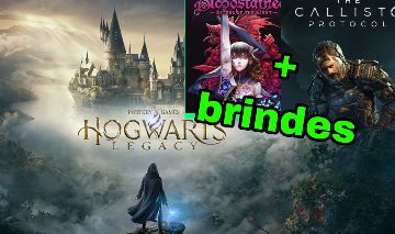 Hogwarts legacy e mais 2 jogos de brinde