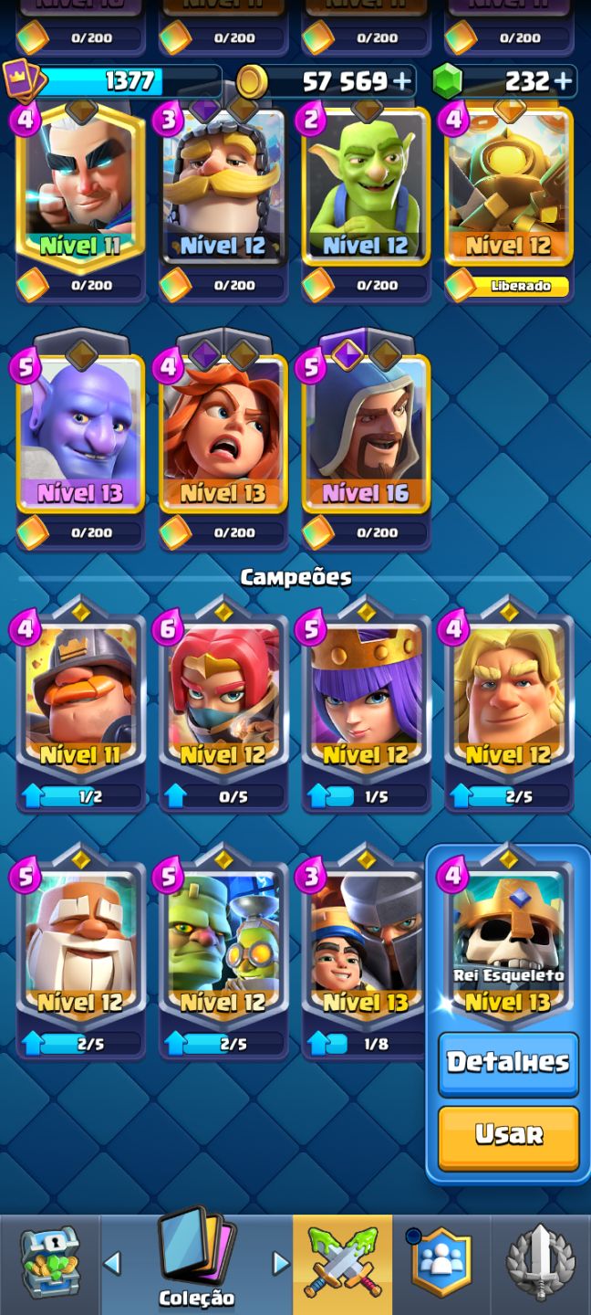 CLASH ROYALE HIGH 11.600+ TROFÉUS | MAGO E ESQUELETO G. NÍVEL 16 | CAMPEÕES TOP