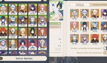 Conta de Genshin ar56, joga desde a 1.0, muito para explorar